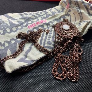 Free People Long Medallion Necklace